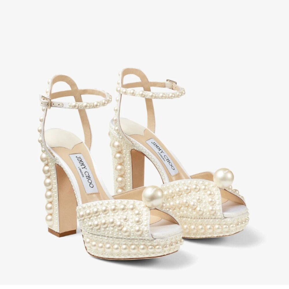 Jimmy Choo Sacaria Platform 120 in Size 34